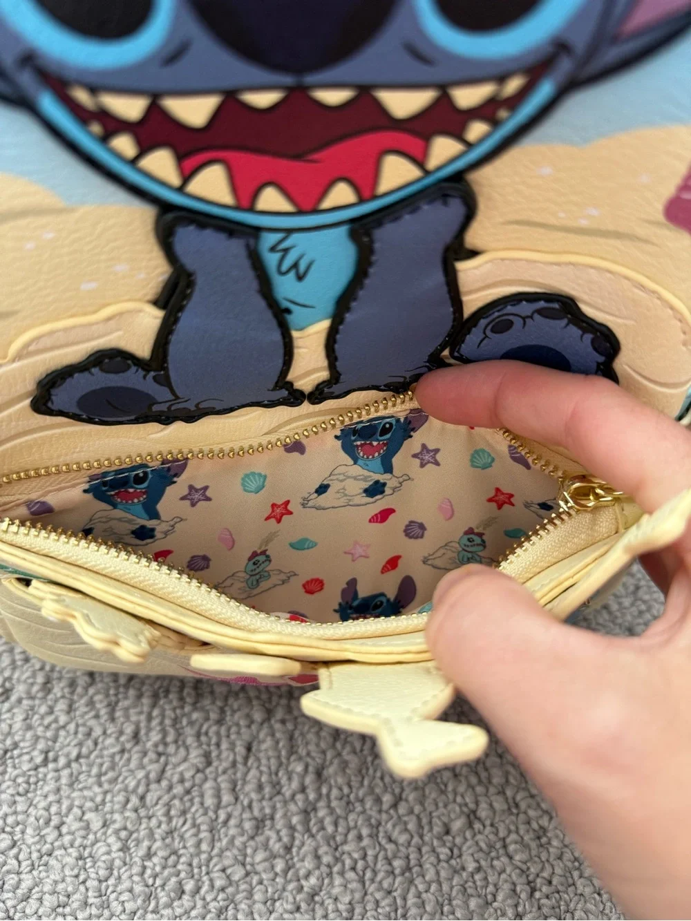 NWOT Disney Parks Loungefly Mini Backpack - Summer Stitch Beach